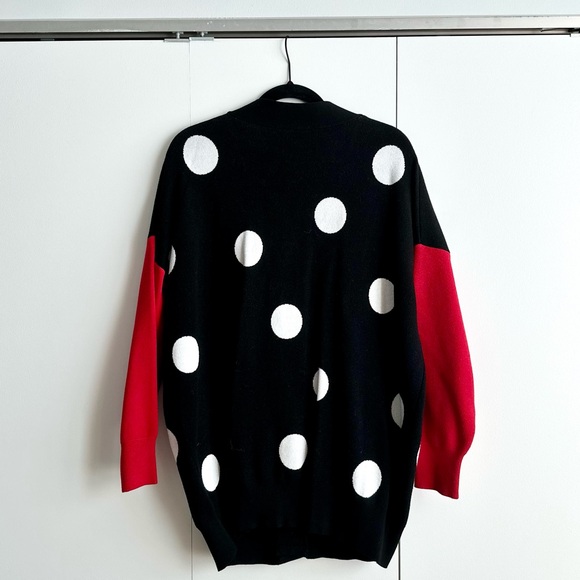 Exquise Polka Dot Patterned Knitwear Cardigan - Picture 7 of 13